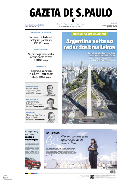Gazeta de S. Paulo - Edição de 02 de Julho de 2023