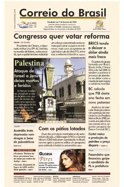 Correio do Brasil – Edição de 03 e 04 de julho de 2023