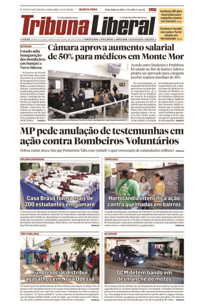 Tribuna Liberal - Edição de 05 de julho de 2023