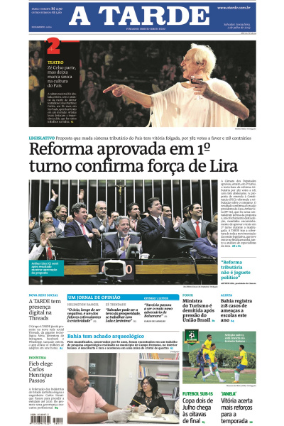 A TARDE - Edição de 07 de julho de 2023