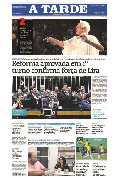 A TARDE - Edição de 08 de julho de 2023