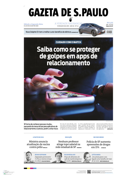 Gazeta de S. Paulo - Edição de 09 de Julho de 2023
