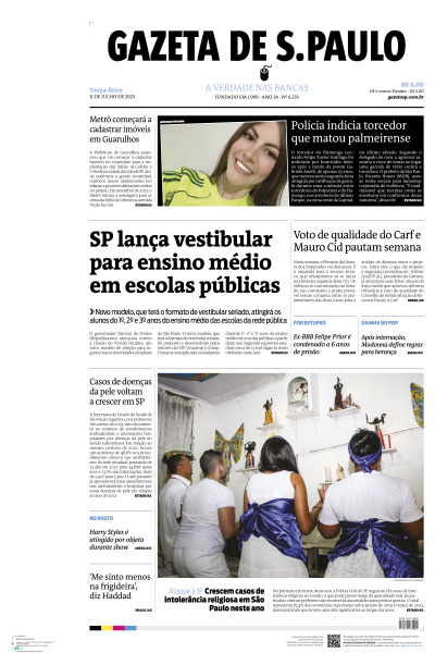 Gazeta de S. Paulo - Edição de 11 de Julho de 2023