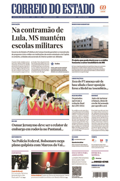 Correio do Estado - Edição de 13 de julho de 2023