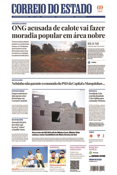 Correio do Estado - Edição de 14 de julho de 2023