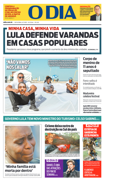 O DIA - Edição de 14 de Julho de 2023