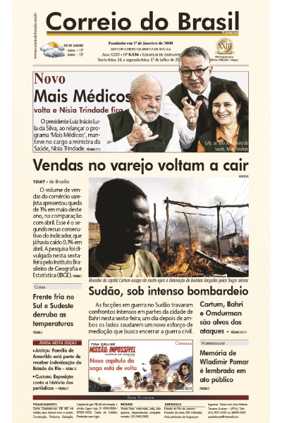 Correio do Brasil – Edição de 14 a 17 de julho de 2023