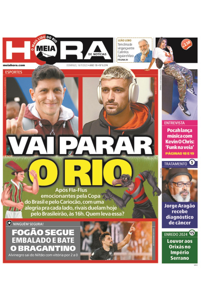 Meia Hora - Edição de 16 de julho de 2023