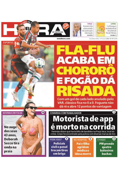 Meia Hora - Edição de 17 de julho de 2023