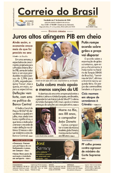 Correio do Brasil – Edição de 17 e 18 de julho de 2023