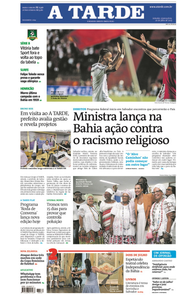 A TARDE - Edição de 20 de julho de 2023