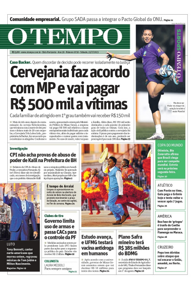 O TEMPO - Edição de 22 de julho de 2023