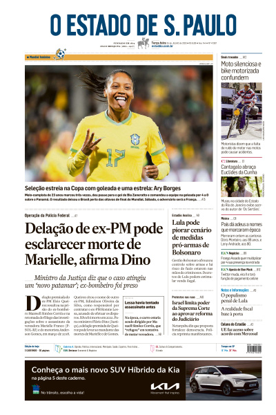 Estadão - Edição de 25 de Julho de 2023