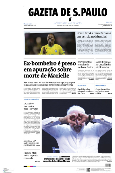 Gazeta de S. Paulo - Edição de 25 de Julho de 2023