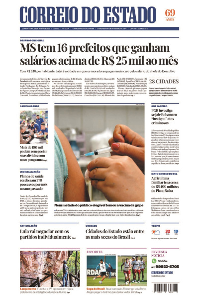 Correio do Estado - Edição de 26 de julho de 2023