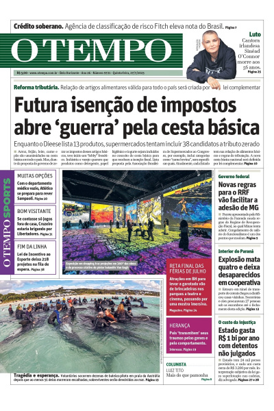 O TEMPO - Edição de 27 de julho de 2023