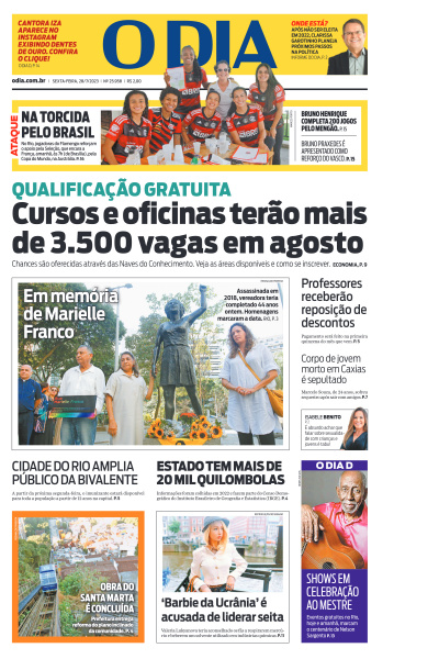 O DIA - Edição de 28 de Julho de 2023