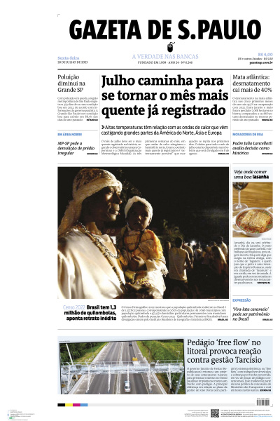 Gazeta de S. Paulo - Edição de 28 de Julho de 2023