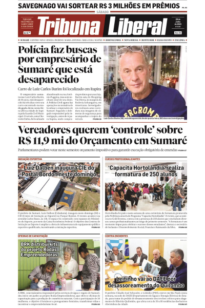 Tribuna Liberal - Edição de 29 de julho de 2023
