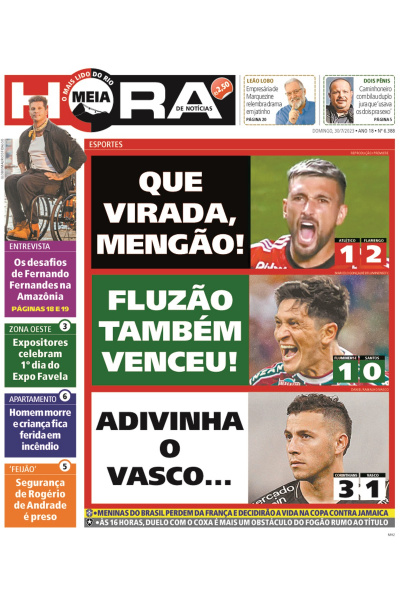 Meia Hora - Edição de 30 de julho de 2023