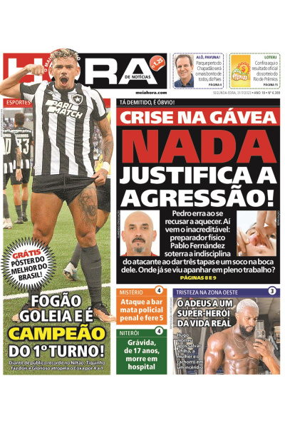 Meia Hora - Edição de 31 de julho de 2023