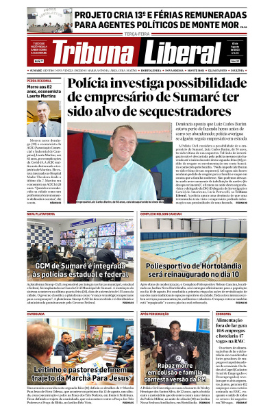 Tribuna Liberal - Edição de 01 de agosto de 2023