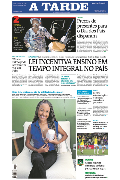 A TARDE - Edição de 01 de agosto de 2023