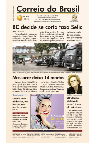 Correio do Brasil – Edição de 1º e 02 de agosto de 2023