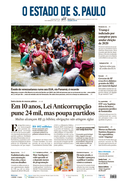 Estadão - Edição de 02 de Agosto de 2023