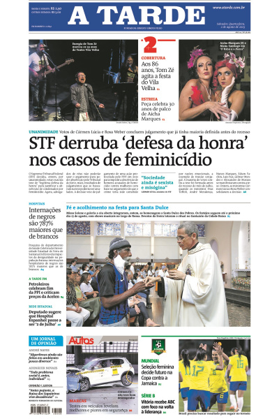A TARDE - Edição de 02 de agosto de 2023
