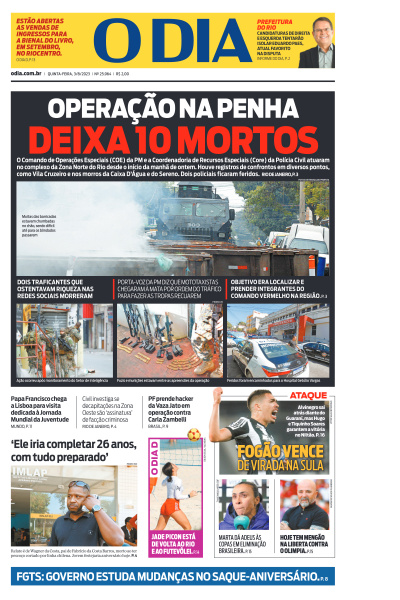 O DIA - Edição de 03 de Agosto de 2023