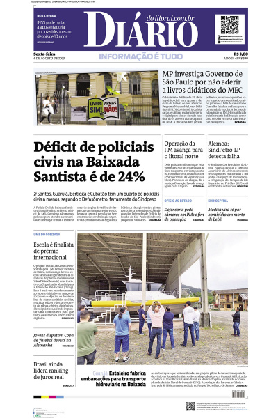 Diário do Litoral – Edição de 04 de agosto de 2023