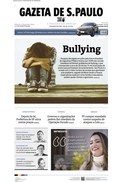 Gazeta de S. Paulo – Edição de 05 a 07 de Agosto de 2023