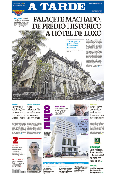 A TARDE - Edição de 06 de agosto de 2023