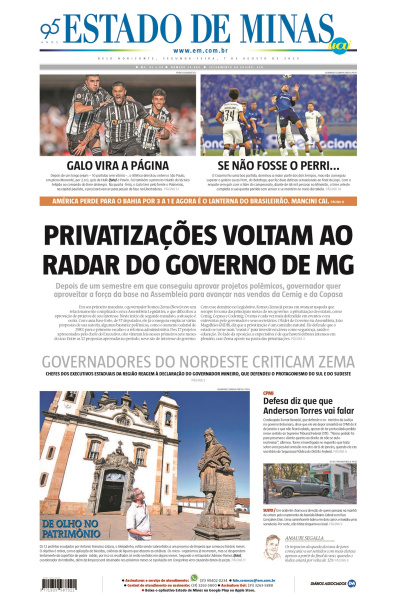 Estado de Minas - Edição de 07 de agosto de 2023