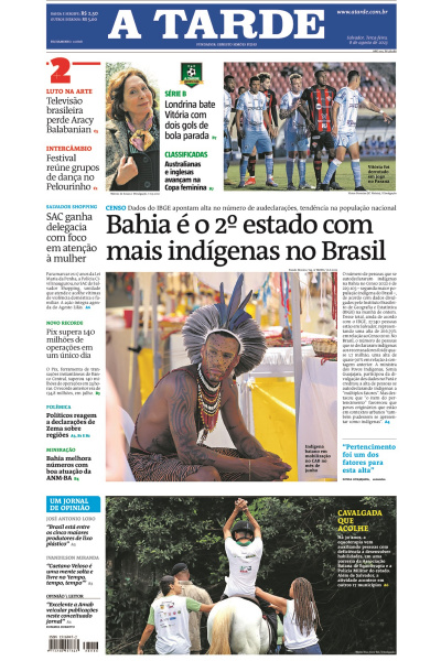 A TARDE - Edição de 08 de agosto de 2023