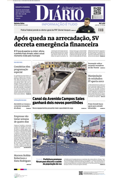 Diário do Litoral – Edição de 10 de agosto de 2023