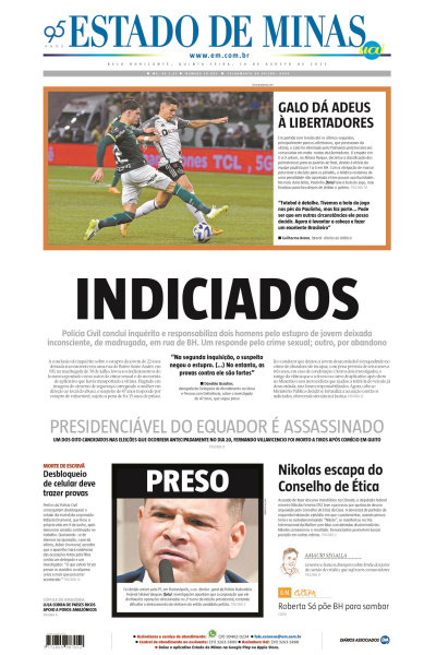 Estado de Minas - Edição de 10 de agosto de 2023