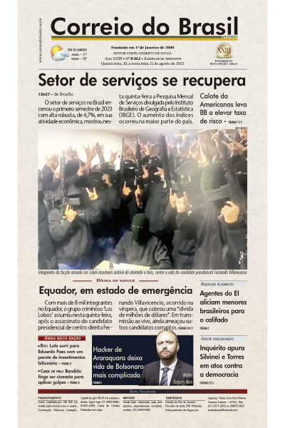 Correio do Brasil – Edição de 10 a 11 de agosto de 2023