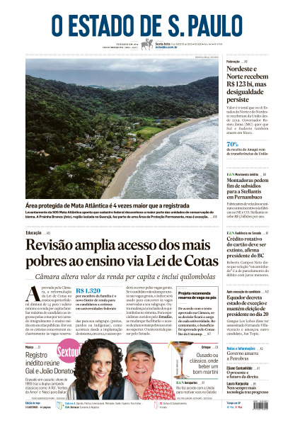 Estadão - Edição de 11 de Agosto de 2023