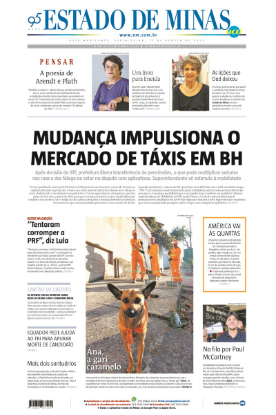 Estado de Minas - Edição de 11 de agosto de 2023