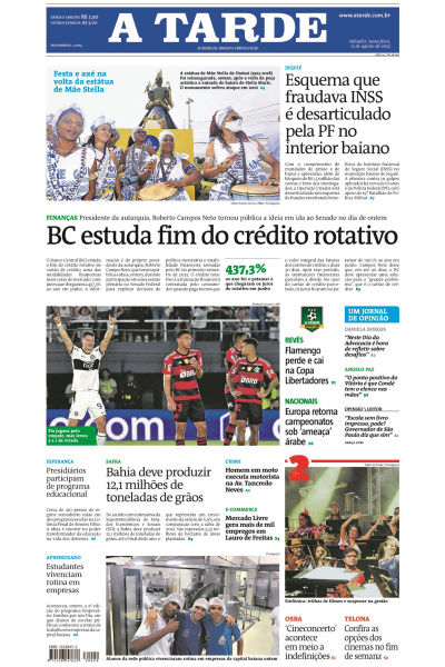 A TARDE - Edição de 11 de agosto de 2023