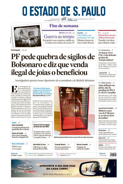 Estadão - Edição de 12 de Agosto de 2023