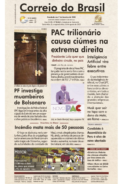 Correio do Brasil – Edição de 11 a 14 de agosto de 2023