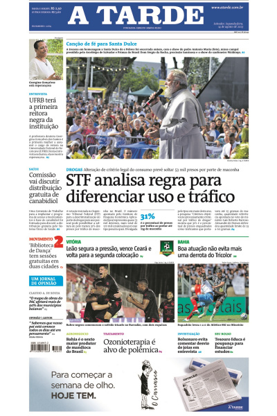A TARDE - Edição de 14 de agosto de 2023
