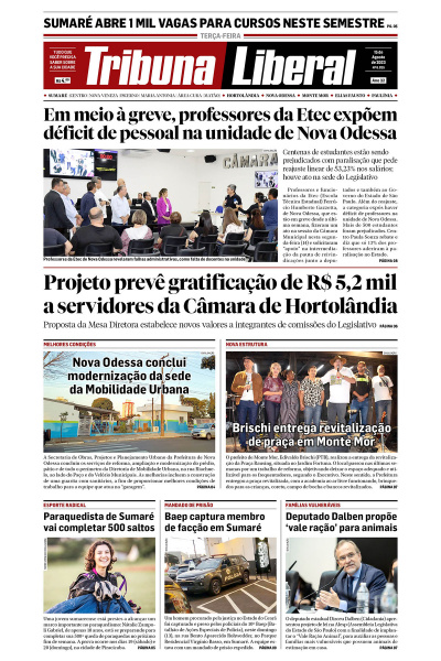 Tribuna Liberal - Edição de 15 de agosto de 2023