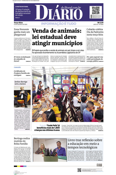 Diário do Litoral – Edição de 15 de agosto de 2023