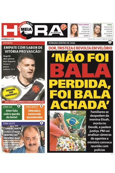 Meia Hora - Edição de 15 de agosto de 2023