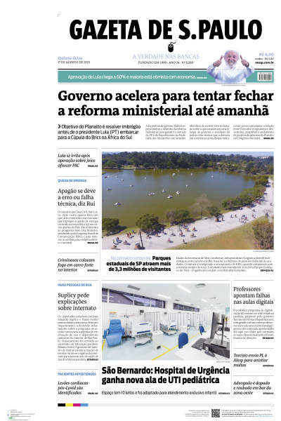 Gazeta de S. Paulo - Edição de 17 de Agosto de 2023