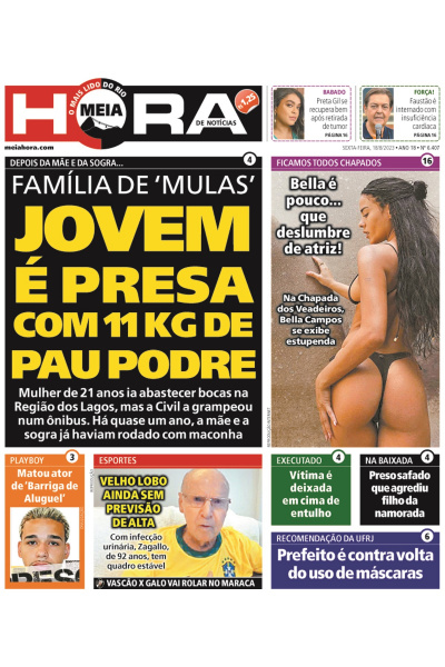 Meia Hora - Edição de 18 de agosto de 2023